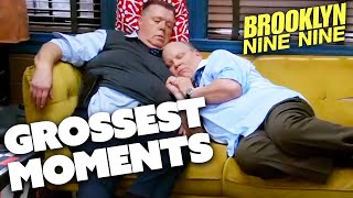 Hitchcock and Scullys Gross Moments CHALLENGE  Brooklyn NineNine  Comedy Bites [upl. by Eico595]