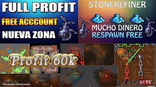 🏃 Tibia 3 🏃 Stonerefiners LV 30 Profit 60kh  Hidden Threats Quest  Tibia Fast Money [upl. by Artnoed]