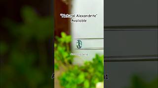 Natural Alexandrite paris alexandrite gemstone jewellery viralvideo shorts london newyork [upl. by Treble]