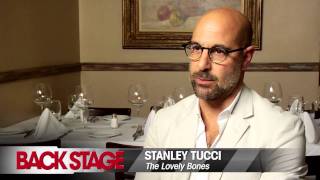 The Lovely Bones Stanley Tucci Interview [upl. by Eartha858]