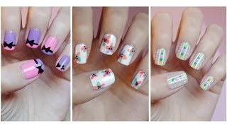 Easy Nail Art For Beginners 8 [upl. by Raama635]