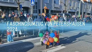 Faschingsumzug Petershausen 2024 [upl. by Irtak]