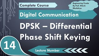 Differential Phase Shift Keying DPSK Definition Waveform DPSK transmitter amp DPSK receiver [upl. by Issy785]