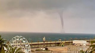 Torrevieja hurricane crazy weather in Spain [upl. by Asreht296]