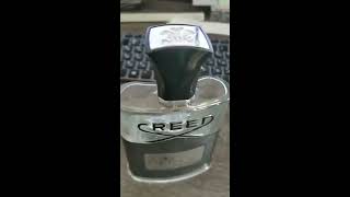 Perfume Decanting Process Vintage Creed Aventus Eau de Parfum 13Q01 [upl. by Greenwood]