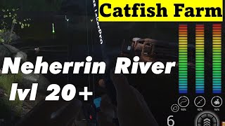 Unique Gar amp Trophy Flathead Catfish Fast Cash amp XP Farm Neherrin River Fishing Planet [upl. by Belcher859]