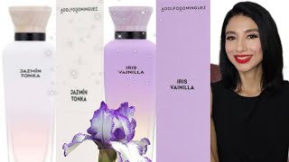 ✅️ 2 PERFUMES ADOLFO DOMINGUEZ IRIS VAINILLA amp JAZMIN TONKA‼️ nuevos lanzamientos 2022 2023 [upl. by Lledrev]