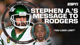 The Jets LOOK LOST  Stephen A tries to make sense of Aaron Rodgers STRUGGLES 🫣  First Take [upl. by Riorsson]