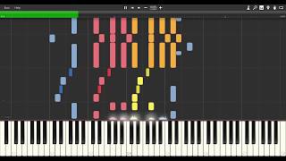 Warship March  軍艦行進曲  Gunkan Koushinkyoku  piano Synthesia [upl. by Oicapot]