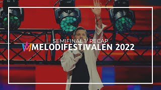 🇸🇪 Melodifestivalen 2022  SemiFinal 1  Recap [upl. by Ennyrb]