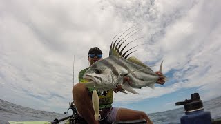 Kayak Fishing for Roosterfish in Costa Rica [upl. by Anauj512]