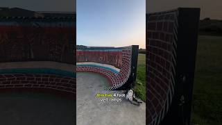 This Skatepark has 4ft Vert Ramps youtubechamps [upl. by Ydoj]