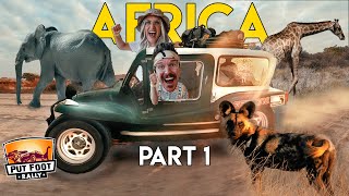 We drove through AFRICA in a BEACH BUGGY Put Foot Rally Part 1 [upl. by Eahsal]