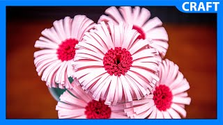 Easy DIY Paper Daisy Tutorial [upl. by Enyad56]