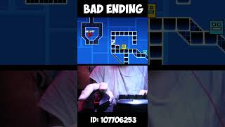 Cube Trap But Bad Ending on Geometry Dash [upl. by Altheta]