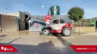 MANITOU MT 1135  11M TELEHANDLER  RS MACHINERY HIRE AND SALE [upl. by Cass]