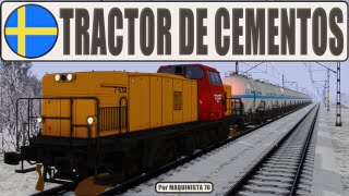 TRAIN SIMULATOR SUECIA EL TREN DEL CEMENTO maquinista70 [upl. by Lefkowitz270]