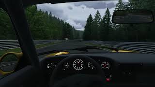 Nordschleife Touristenfahrten  RUF CTR Yellow Bird in Assetto Corsa [upl. by Ylac]