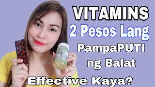 Mga VITAMINS na NAKAKAPUTI NG BALAT  PampaPuti na Vitamins mura at Effective  Blush Rivera [upl. by Hesta]