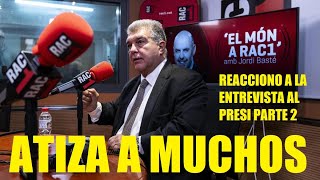 😱PARTE 2ENTREVISTA LAPORTA RAC1ATIZA A MUCHOS Y PONE AL MADRID Y A PARTE DEL ENTORNO EN SU SITIO💪👋 [upl. by Simonetta]