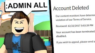 ADMIN COMMANDS HAVE RUINED ROBLOX [upl. by Eetnahc]