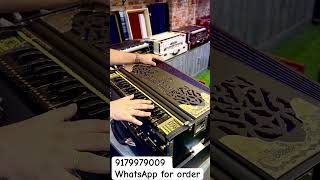 Golden amp Black Masterpiece Harmonium  Traditional Craftsmanship Meets Modern Design music song [upl. by Joub609]