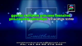 ILAYA NILA NEW LINES ADDED KARAOKE WITH SYNCHRONIZED LYRICS MALAYALAM HD 160802 [upl. by Hares690]