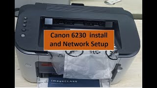 How to Download Installation amp Configure the Canon LBP 6230dn Printer by the Wired LAN Connection [upl. by Picardi230]