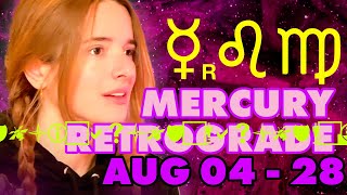 MERCURY RETROGRADE thru VIRGO LEO 2024 What it means for YOUR SIGN [upl. by Blackington]