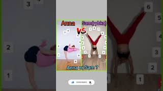 Anna Mcnulty VS Rybka Twinssam Tiktok Flexibility Challenge [upl. by Elliot]