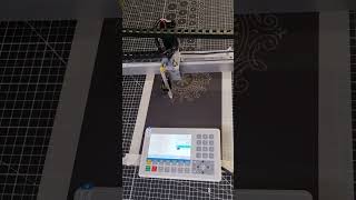 Pen Plotter Double Pen Plotter system Ruida programm RDWORK A1 format [upl. by Ninnetta]