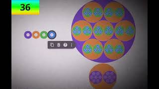 Dot arrangement vs Prime Factor Circles 210 vs 98 [upl. by Neala]