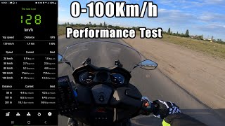 Performance Test  Kymco AK 550 Premium [upl. by Elihu]