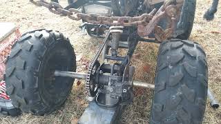 Chinese ATV Chain Replacement and Adjusters [upl. by Yecart668]