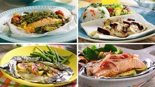 4 recetas de pescado empapelado [upl. by Beard559]