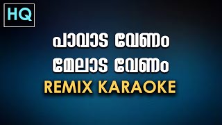 Pavada Venam Remix Karoke HQ  Shiya Muhammed  Reprised Version  2023 [upl. by Nylodam]