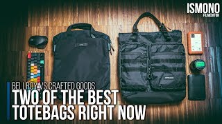 Two of the best Tote bags right now BELLROY VS CRAFTED GOODS [upl. by Alistair]