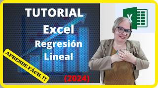 👉 Excel  ¿Cómo hacer REGRESIÓN LINEAL  2024 [upl. by Aleibarg]