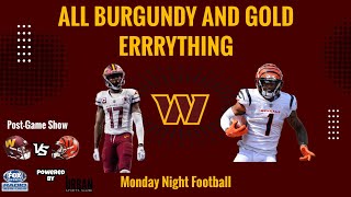 Washington Commanders vs Cincinnati Bengals Postgame Live Reaction [upl. by Einahpats844]