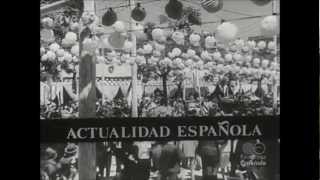 FERIA DE ABRIL DE DE SEVILLA DE 1964 INCENDIO EN VARIAS CASETAS [upl. by Giuditta]