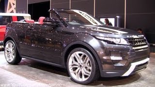 Range Rover Evoque Convertible  2012 Geneva Motor Show [upl. by Yekciv]