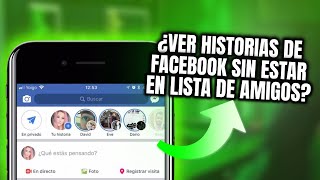 ¿Cómo saber quiénes son las personas anónimas que ven mis historias en Facebook sin ser amigos [upl. by Harold]