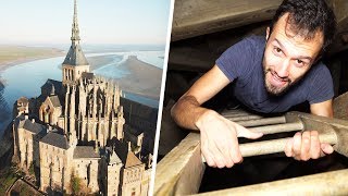 Dans les passages secrets du MontSaintMichel [upl. by Nortyad]