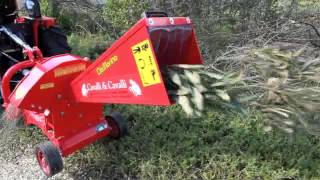 biotrituratore cippatore con trattore Carraro3200 prova su campo cavalliecavalli Srl Sardegna [upl. by Ashlee109]