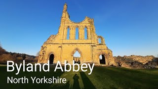 Byland Abbey North Yorkshire  A Walk Around [upl. by Urbain159]