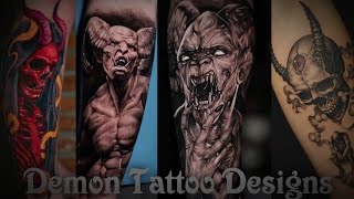 100 Demon Tattoo Designs  Best Tattoo Idea  Trigger Tattoo [upl. by Shore]