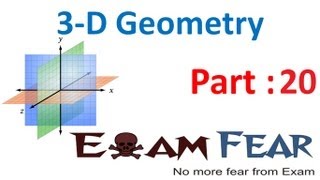 Maths 3 Dimensional Geometry part 20 Plane through 3 points CBSE class 12 Mathematics XII [upl. by Ettenahs]