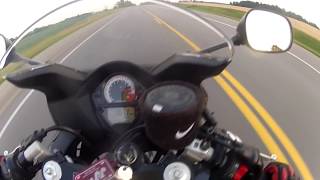 Sv650 TOP SPEED [upl. by Alyehs181]