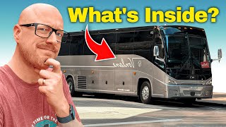 I Tried Americas Most LUXURIOUS First Class Bus [upl. by Kizzie593]