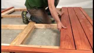 Fixation invisible pour terrasse en bois  JURAFIX [upl. by Ailgna235]